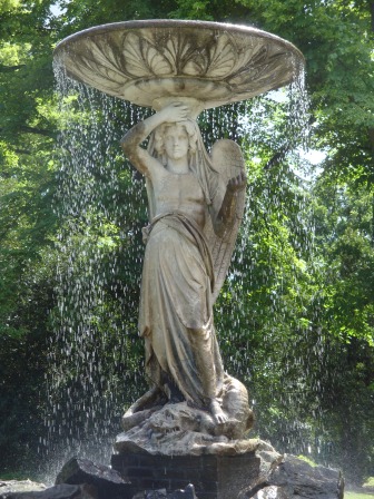 Fountain in Iveagh Gardens, Dublin
